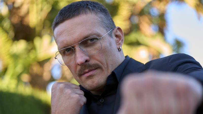 Oleksandr Usyk has given an impassioned message to the US president about the plight of Ukraine.