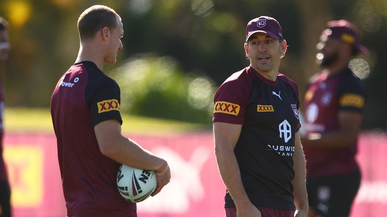Maroons coach Billy Slater has spoken highly of Daly Cherry-Evans after axing the Maroons skipper from the side.