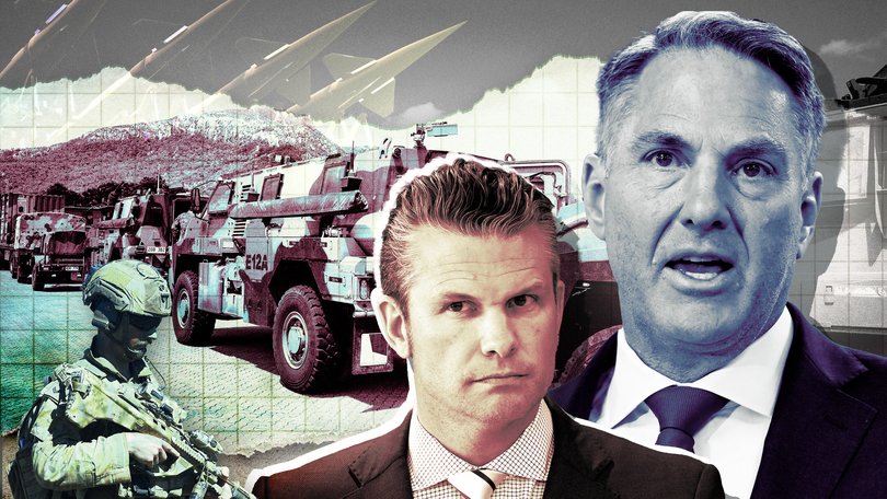 Richard Marles said Australia was willing to discuss military spending with the US but would be making its own decisions.