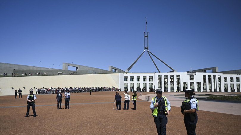 Department of Parliamentary Services officials have revealed furnishings for Parliament House worth $1.5m are sitting in off-site storage. Picture: NewsWire / Martin Ollman