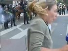 An Australian journalist has been shot during the LA riots.