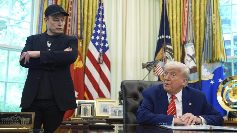Billionaire and former "first buddy" Elon Musk has fallen out with US President Donald Trump.