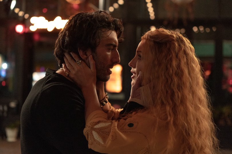 Justin Baldoni and Blake Lively in It Ends With Us.