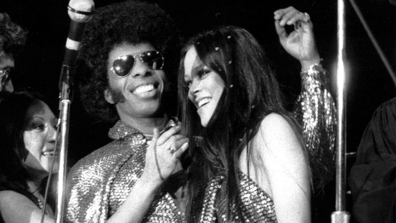 Sly and the family Stone was the first major group to include Black and white men and women. (AP PHOTO)