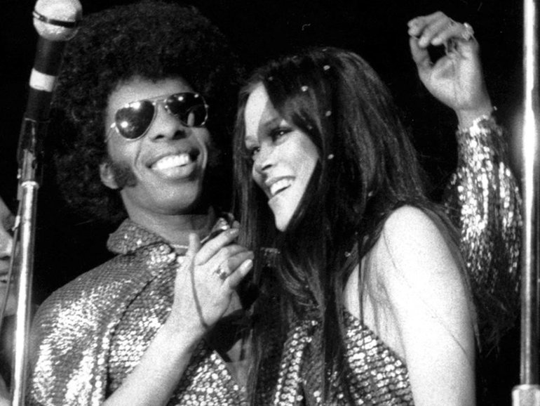 Sly and the family Stone was the first major group to include Black and white men and women. (AP PHOTO)