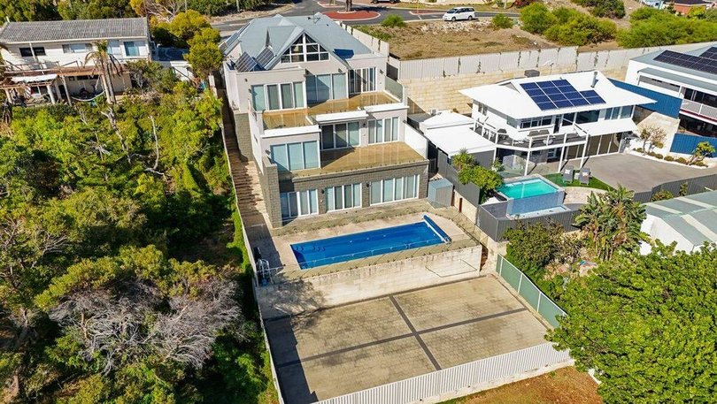 The luxurious three-level property at Quinns Rocks, WA, was also sold on the weekend.