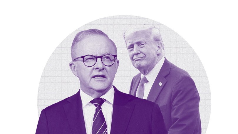ANDREW CARSWELL: It’s easy to talk tough in the Prime Minister’s courtyard — much harder when you’re within earshot of the most powerful man on the planet, part time president, part time pugilist.
