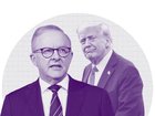 ANDREW CARSWELL: It’s easy to talk tough in the Prime Minister’s courtyard — much harder when you’re within earshot of the most powerful man on the planet, part time president, part time pugilist.