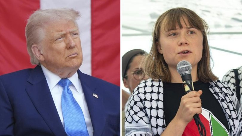 Donald Trump said Greta Thunberg needs "anger management” after her Gaza boat stunt.