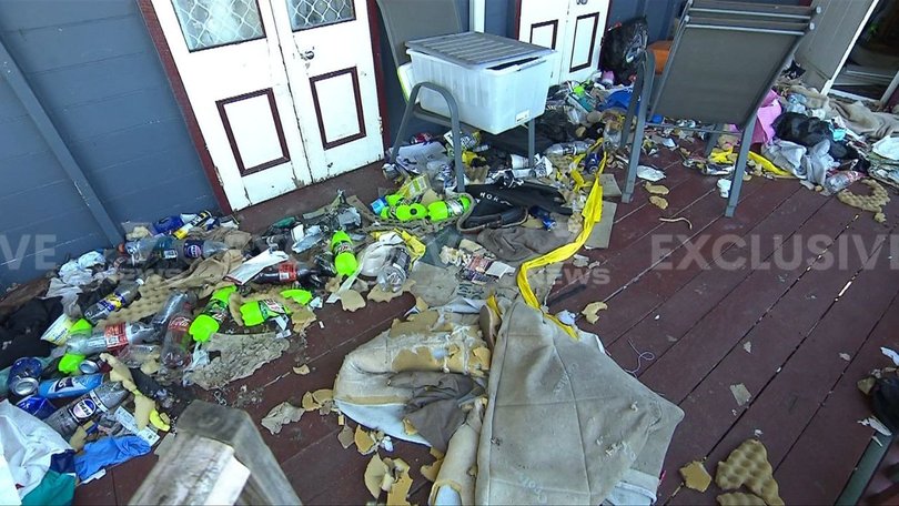 7NEWS footage from inside the home.