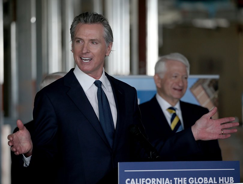 California Governor Gavin Newsom.