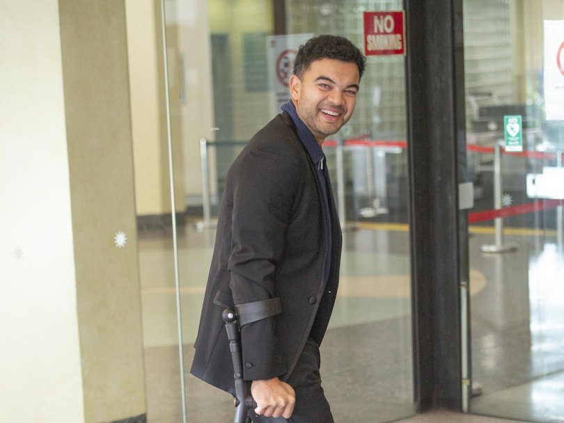 Guy Sebastian is giving evidence in the trial of his former manager.