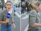 Los Angeles police have launched a formal investigation after one of its officers opened fire on an Australian reporter
