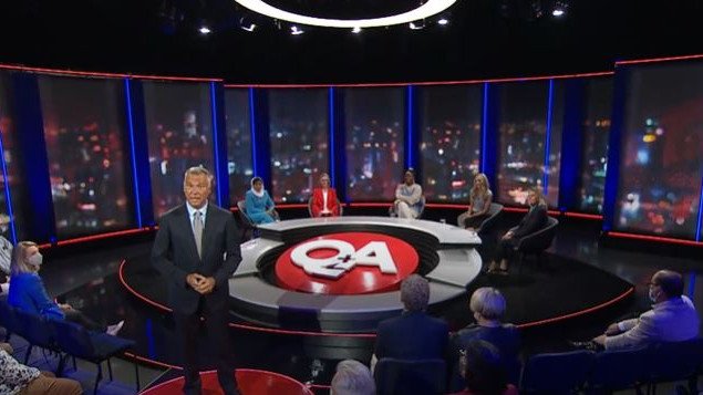 The ABC’s current affairs program Q&A is reportedly set to be axed after 17 years on television. Pictured if former host Stan Grant.