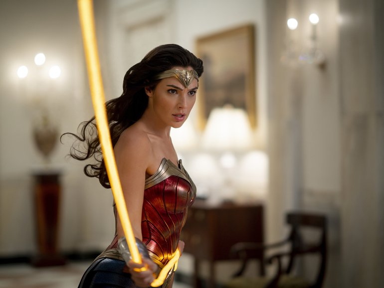 Gal Gadot in Wonder Woman: 1984 .