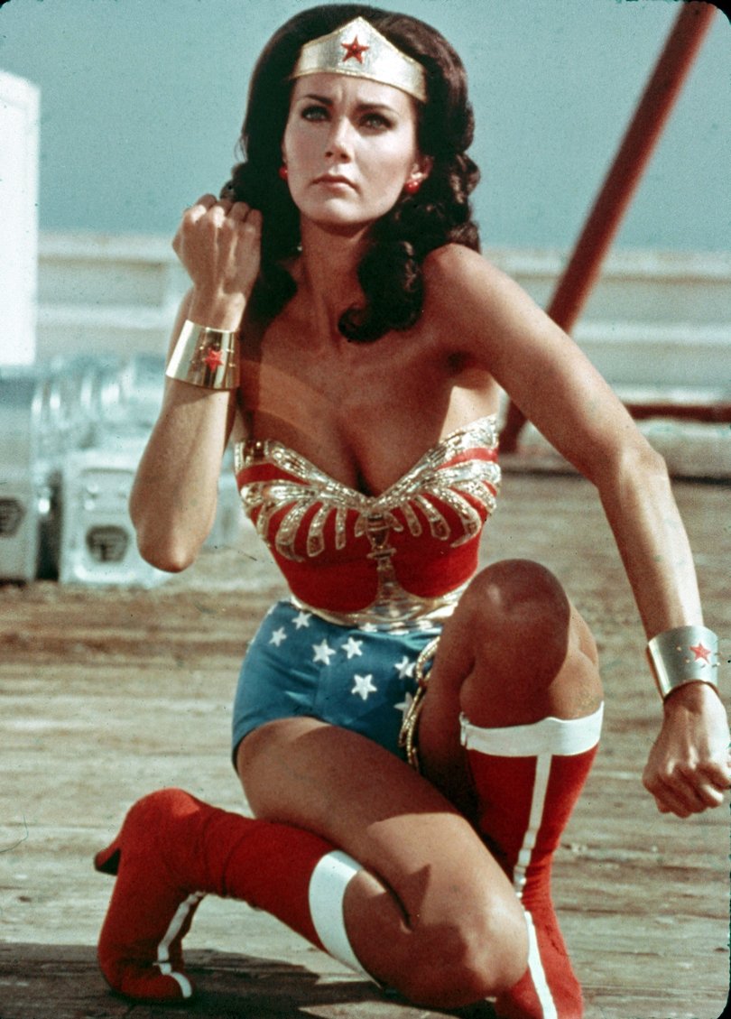 Lynda Carter as Wonder Woman. (Photo by Warner Brothers/Getty Images)