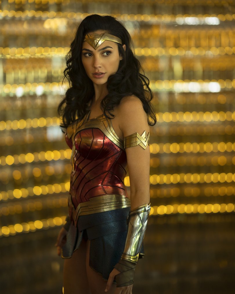 This image released by Warner Bros. Entertainment shows Gal Gadot in a scene from "Wonder Woman 1984." (Clay Enos/Warner Bros. via AP)