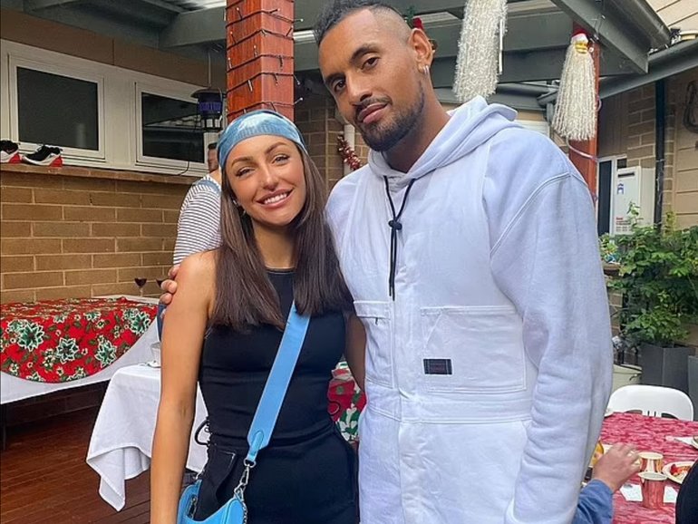 Nick Kyrgios and Chiara Passari.