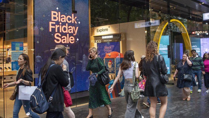 The Australian consumer watchdog has fined three large retailers for what it says are potentially misleading Black Friday sales ads. NewsWire / Simon Bullard.