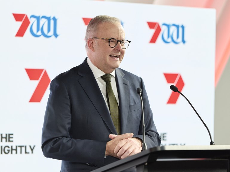 Anthony Albanese has officially opened Seven's brand new headquarters.