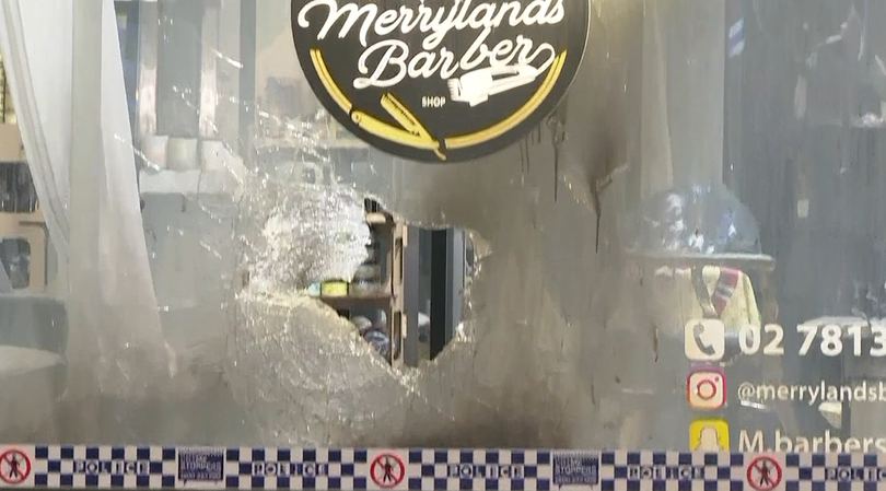 The Merrylands Barber Shop was targeted twice within two days.