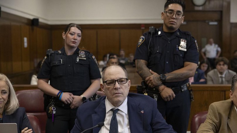 Harvey Weinstein's rape case has been declared a mistrial by a New York judge. (AP PHOTO)