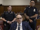 Harvey Weinstein's rape case has been declared a mistrial by a New York judge. (AP PHOTO)
