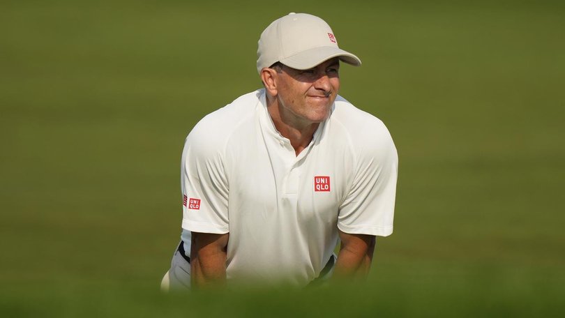 Adam Scott is four shots off the US Open lead after a topsy-turvy opening round. (AP PHOTO)