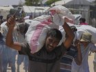 The UN resolution ‘strongly condemns’ the unlawful denial of humanitarian access to Gaza. (AP PHOTO)