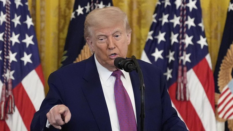 Iran "must completely give up hopes of obtaining a nuclear weapon", President Donald Trump says. (AP PHOTO)