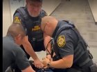 Senator Alex Padilla is apprehended.