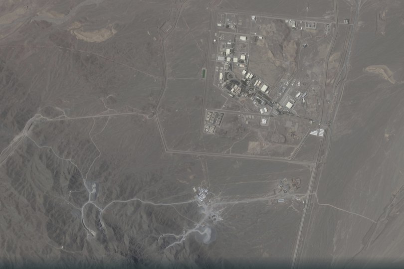 This satellite photo shows the Natanz nuclear facility in Iran on May 20.
