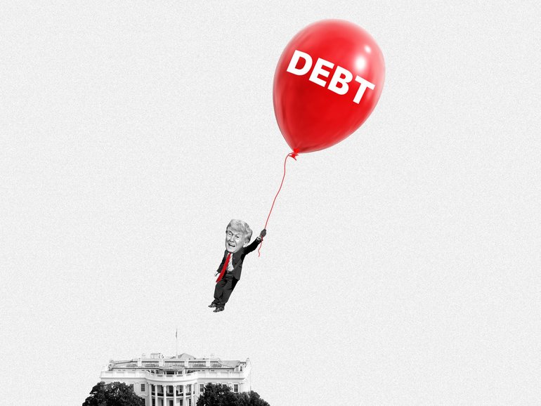 Donald Trump is facing ballooning debt.