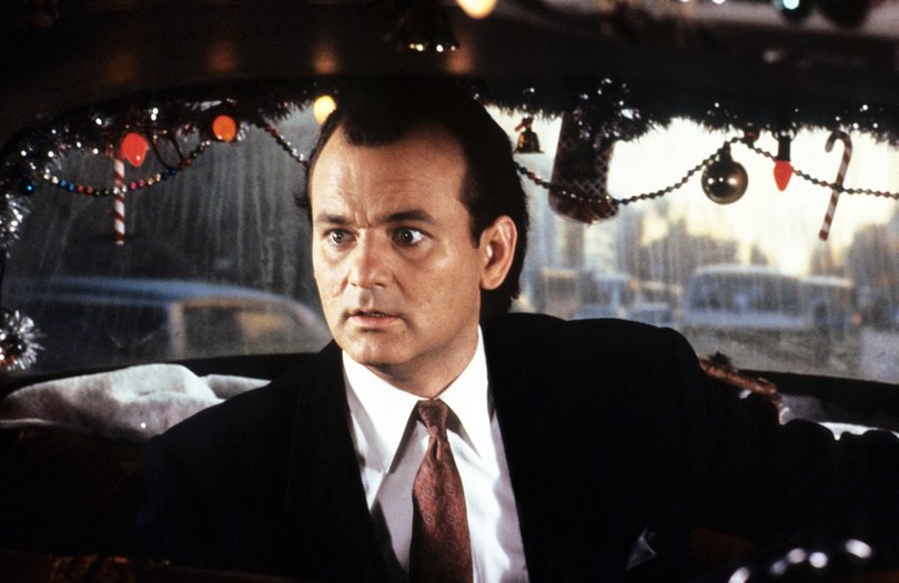 Bill Murray in Scrooged.