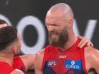 Max Gawn and Steven May were involved in a fiery post-match confrontation. 