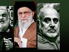 Hossein Salami, Ayatollah Ali Khamenei, and Gholam Ali Rashid. The Nightly