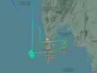 Flight AI 379 was diverted after receiving a bomb threat.