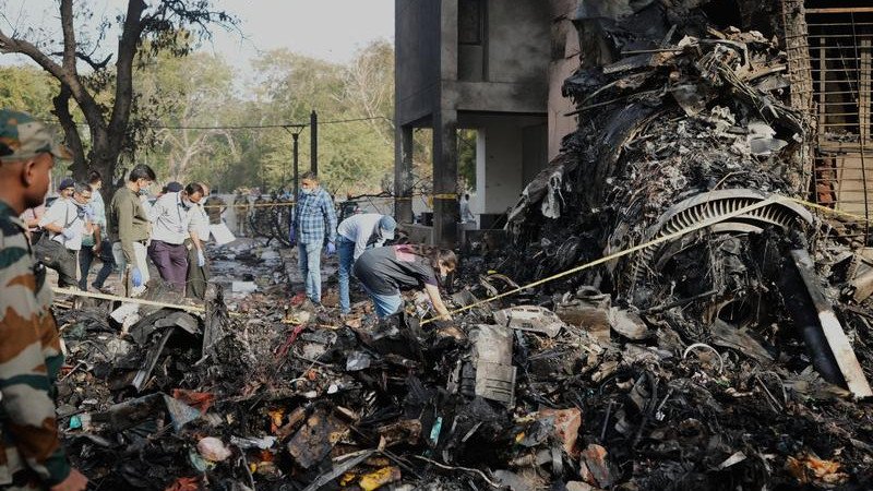 Investigators have found the flight data recorder of the Air India flight.