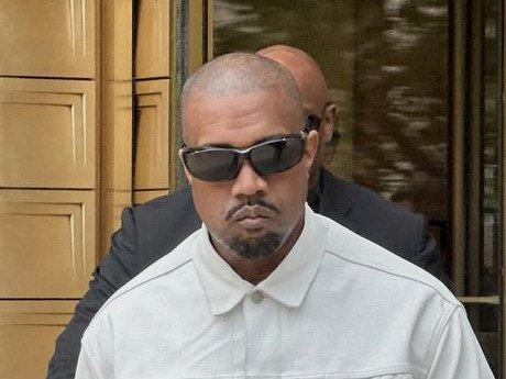 Ye turned up at a Manhattan federal courthouse and entered through a public entrance. (AP PHOTO)