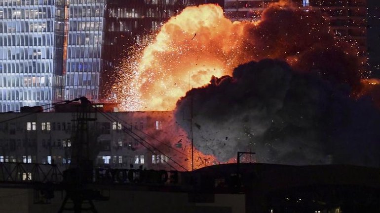 Israeli authorities say some sites were affected from "shrapnel from the interception operations". 
