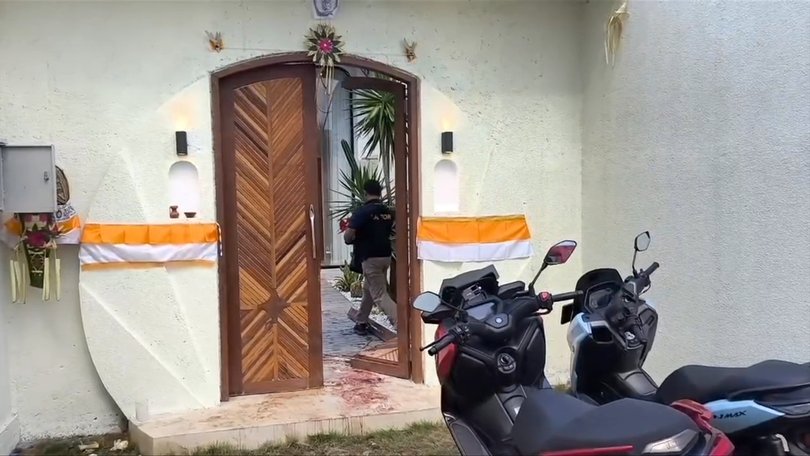 The deceased man’s wife witnessed the shooting, peeking out from behind a blanket.