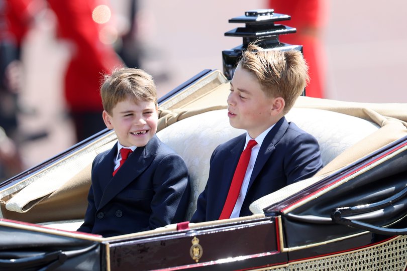 Prince Louis and Prince George.