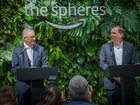 Prime Minister Anthony Albanese and Amazon Web Services chief executive Matt Garman in Seattle.