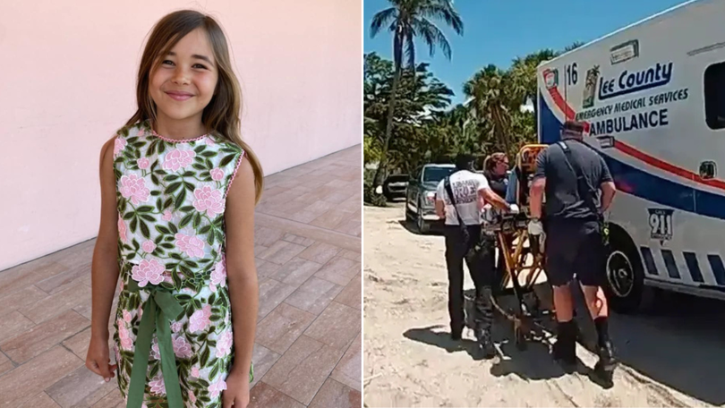 Nine-year-old Leah Lendel was bitten by a shark as she snorkelled off Boca Grande, Florida.