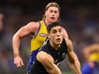 A huge injury concern for West Coast co-captain Oscar Allen has emerged as Carlton got the job done comfortably over the Eagles.