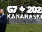 Canadian Prime Minister Mark Carney says the G7 will not issue a joint statement after its meeting. (AP PHOTO)