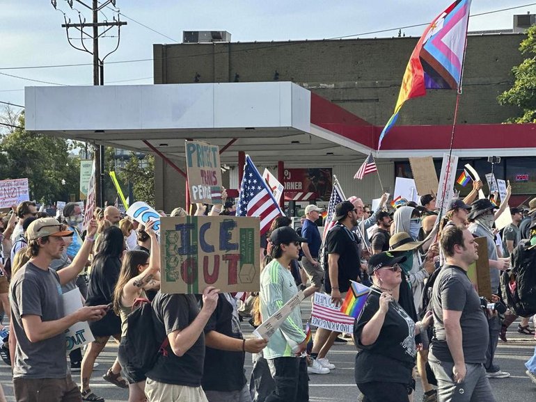 A man was shot dead at a "No Kings" rally in Salt Lake City. 