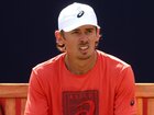 Alex de Minaur took a break from tennis after his French Open loss. 