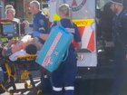 Three people have been shot at a kebab shop in Sydney's south west.