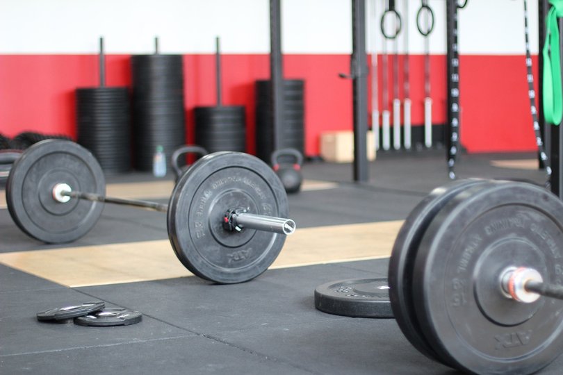 Weight training.